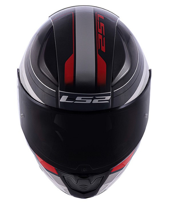 Мотошлем LS2 FF353 Rapid Slide Matt Grey/Red