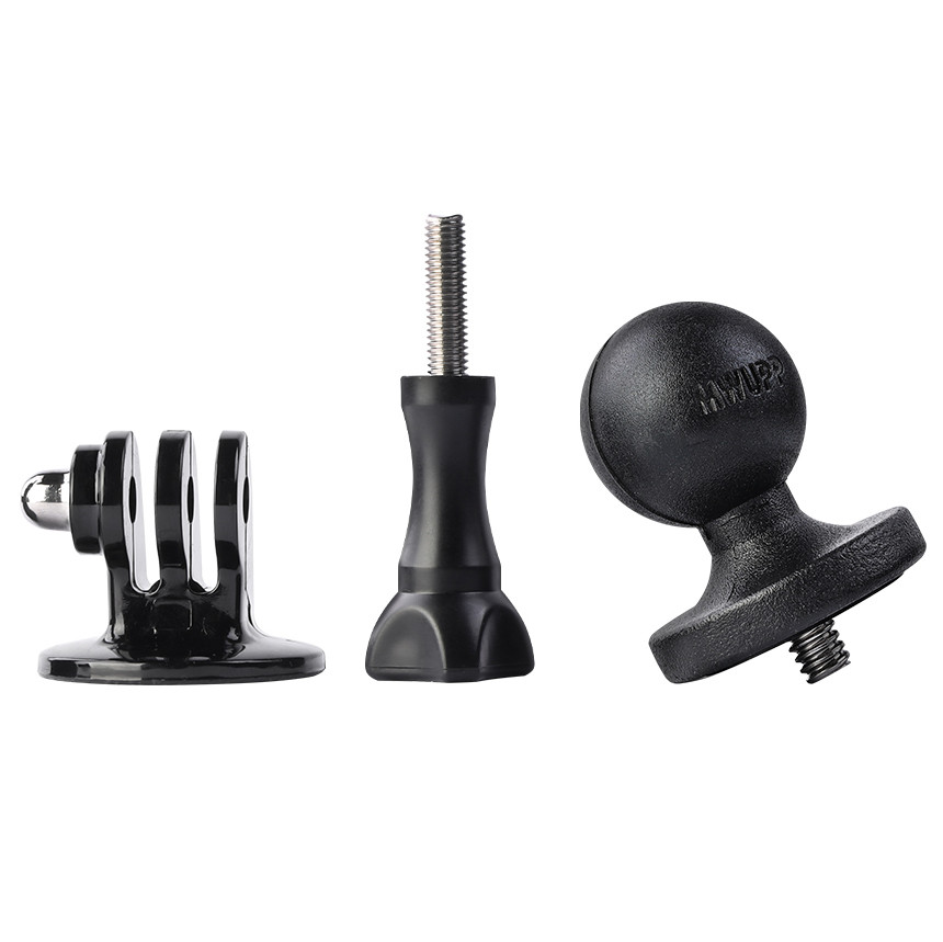 Крепление с шаром на 1/4" резьбу с переходником для GoPro креплений (CG771)