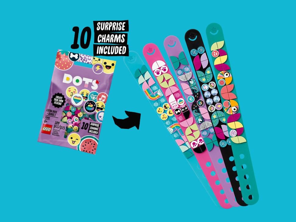 Конструктор Lego Dots: дополнительные элементы (41908)