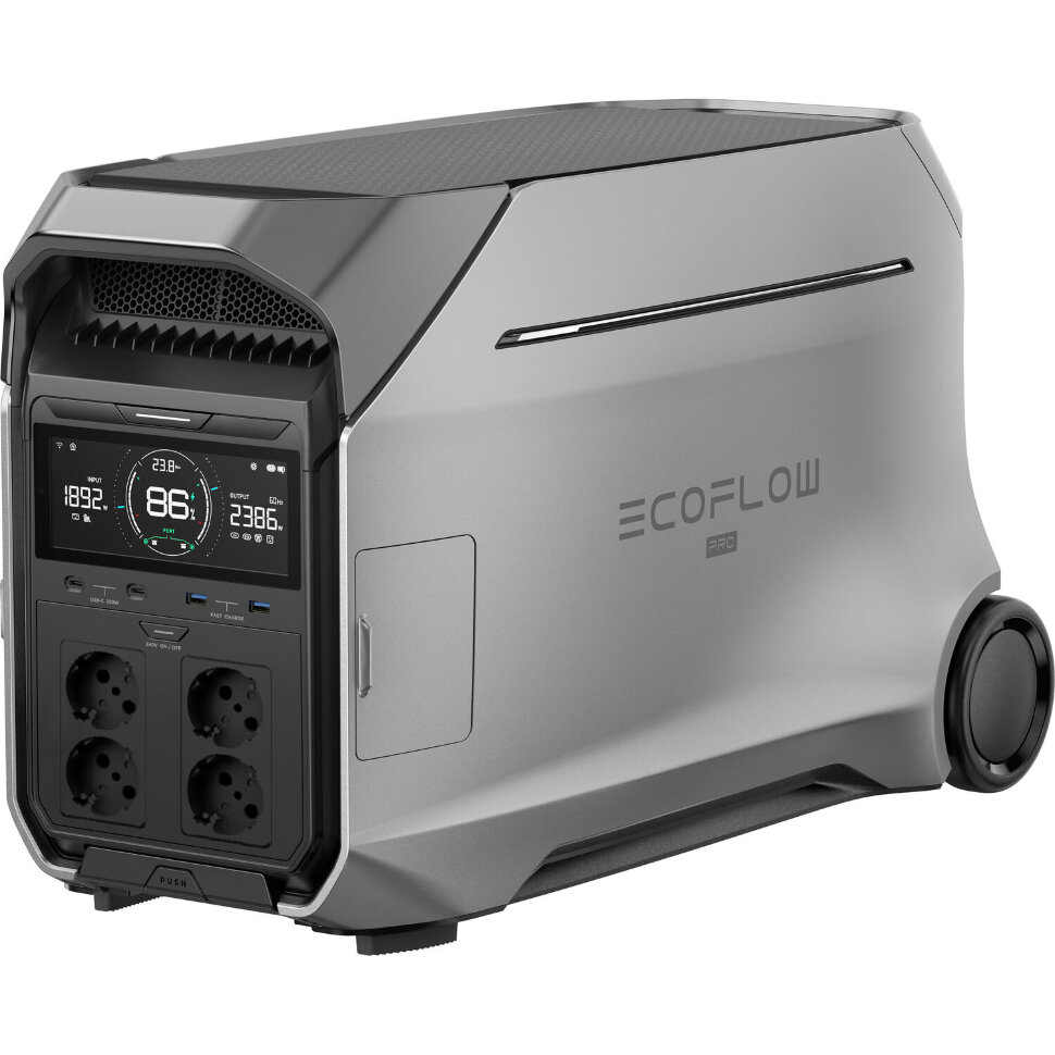 Зарядная станция EcoFlow DELTA 3 Pro (EFDELTAPRO3-EU-CBox) (4096 Вт·ч / 4000 Вт)