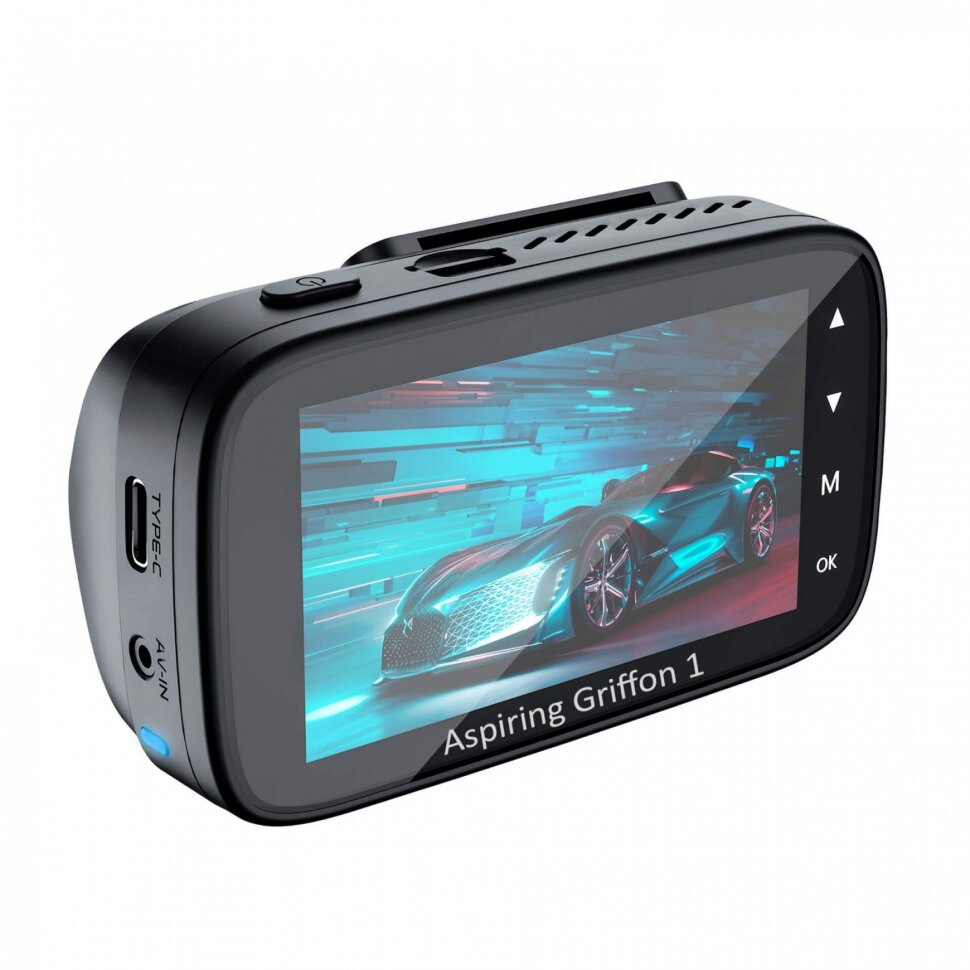 Відеореєстратор Aspiring Griffon 1 Dual, 4K, Speedcam, Wi-Fi, GPS (GR1-4KSDWG)