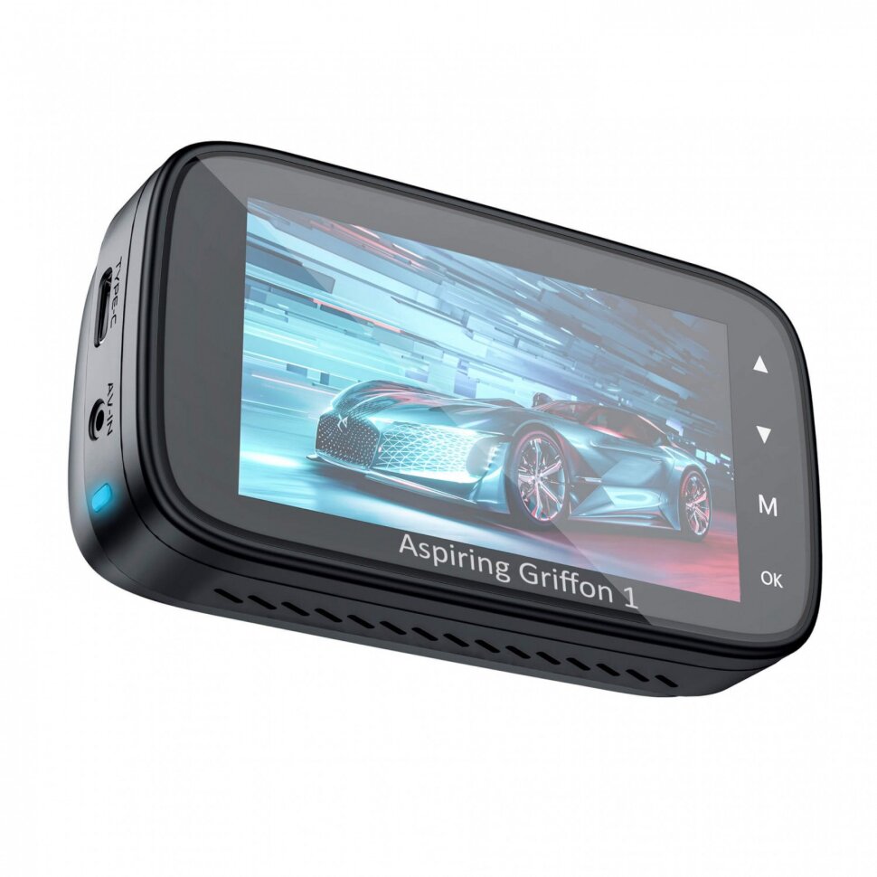 Відеореєстратор Aspiring Griffon 1 Dual, 4K, Speedcam, Wi-Fi, GPS (GR1-4KSDWG)