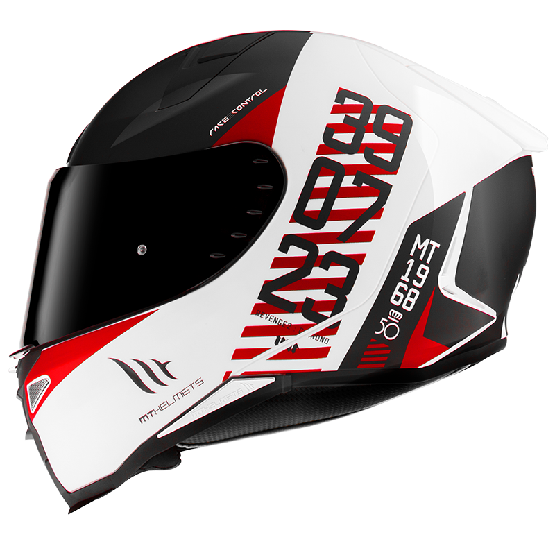 Мотошлем MT Helmets Revenge 2 Chrono Matt Pearl Red