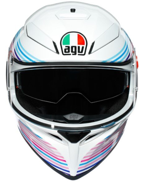 Мотошлем AGV K-3 SV Sakura Pearl Whit/Purple