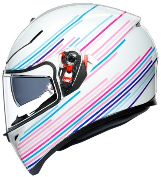 Мотошлем AGV K-3 SV Sakura Pearl Whit/Purple