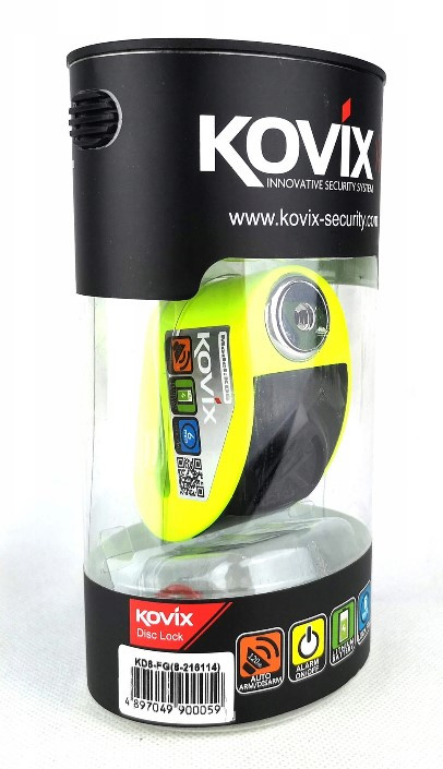 Мотозамок с сигнализацией Kovix KD6 Y Yellow (KD6 Y)
