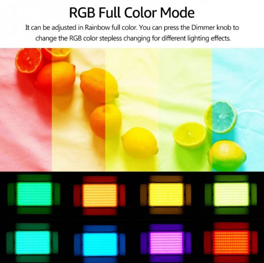 Постоянный свет Tolifo GK-S60RGB (58403)