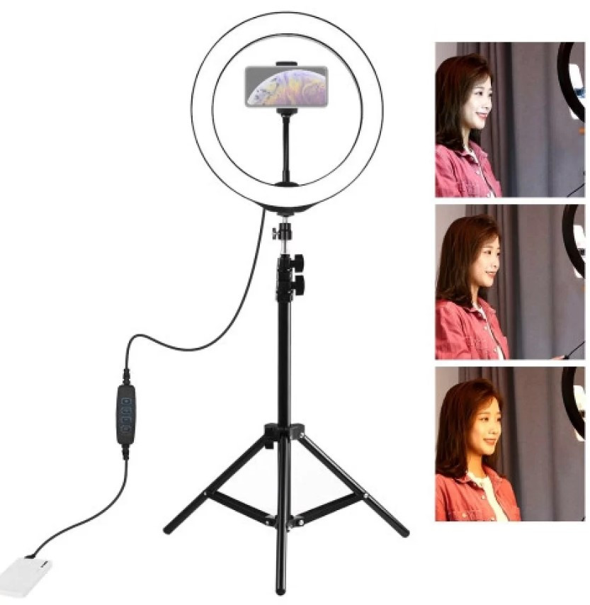 Кольцевой свет со стойкой Puluz PKT3035 Ring Light 26 см. 20W (57784)