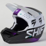 Мотошолом Shift White Label UV Helmet White
