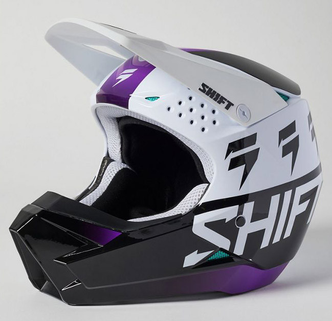 Мотошлем Shift White Label UV Helmet White