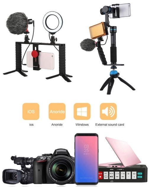 Микрофон Puluz PU3044 Video Mic