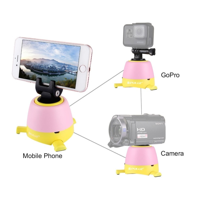 Головка для панорамної зйомки Puluz PU360R Yellow