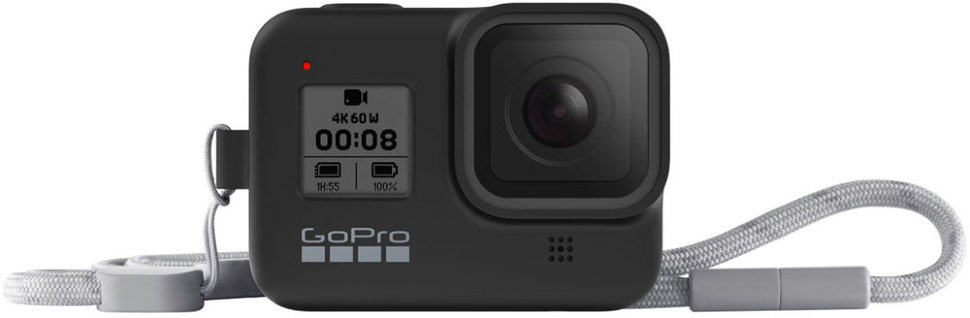 Силиконовый чехол с ремешком GoPro Sleeve & Lanyard for Hero 8