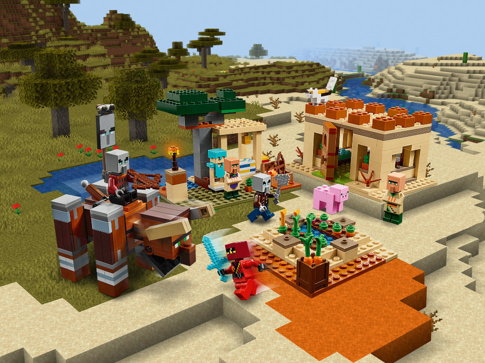 Конструктор Lego Minecraft: патруль разбойников (21160)