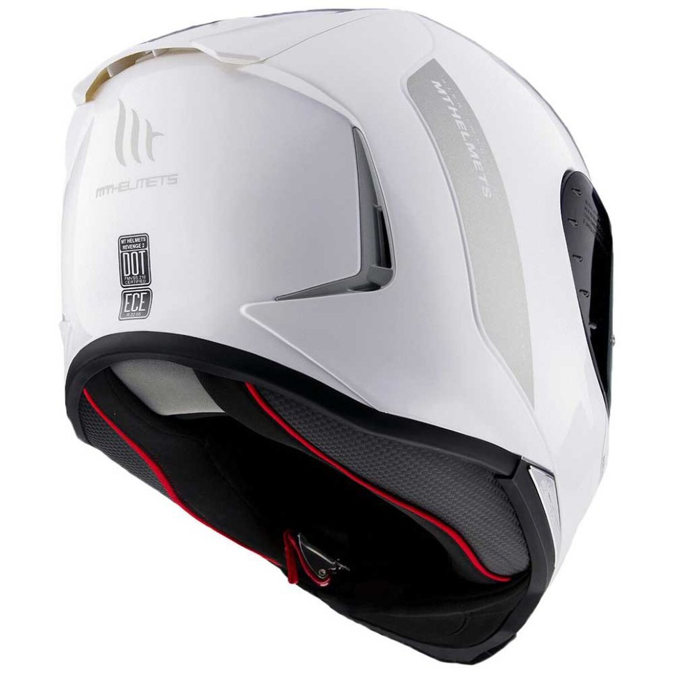 Мотошлем MT Helmets Revenge 2 Moto Matt Pearl White