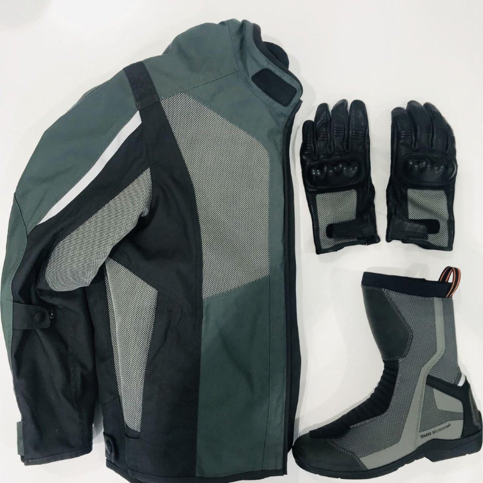 Мотокуртка мужская BMW Motorrad Jacket AirShell 2019 Green/Black/Gray
