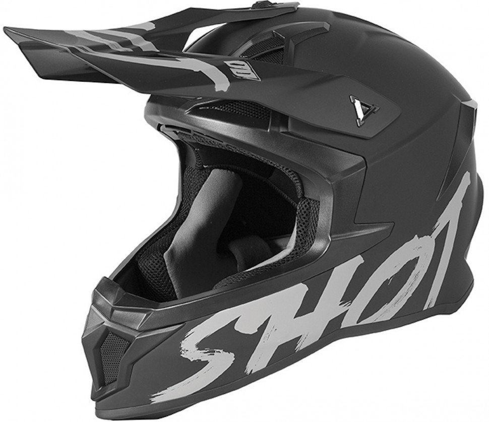 Мотошлем Shot Racing Helmet Lite Uni Solid Black Mat