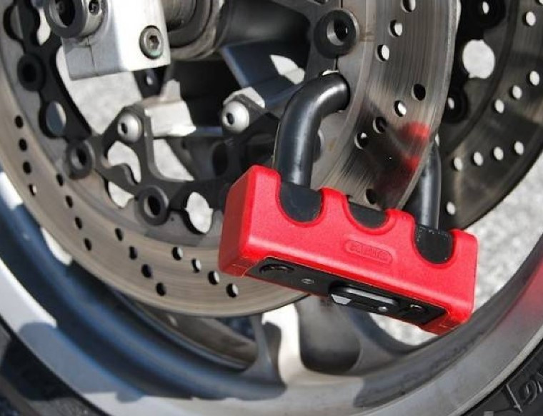 Мотозамок на диск ABUS 67 XS Granit Red (580901)