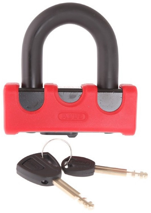 Мотозамок на диск ABUS 67 XS Granit Red (580901)