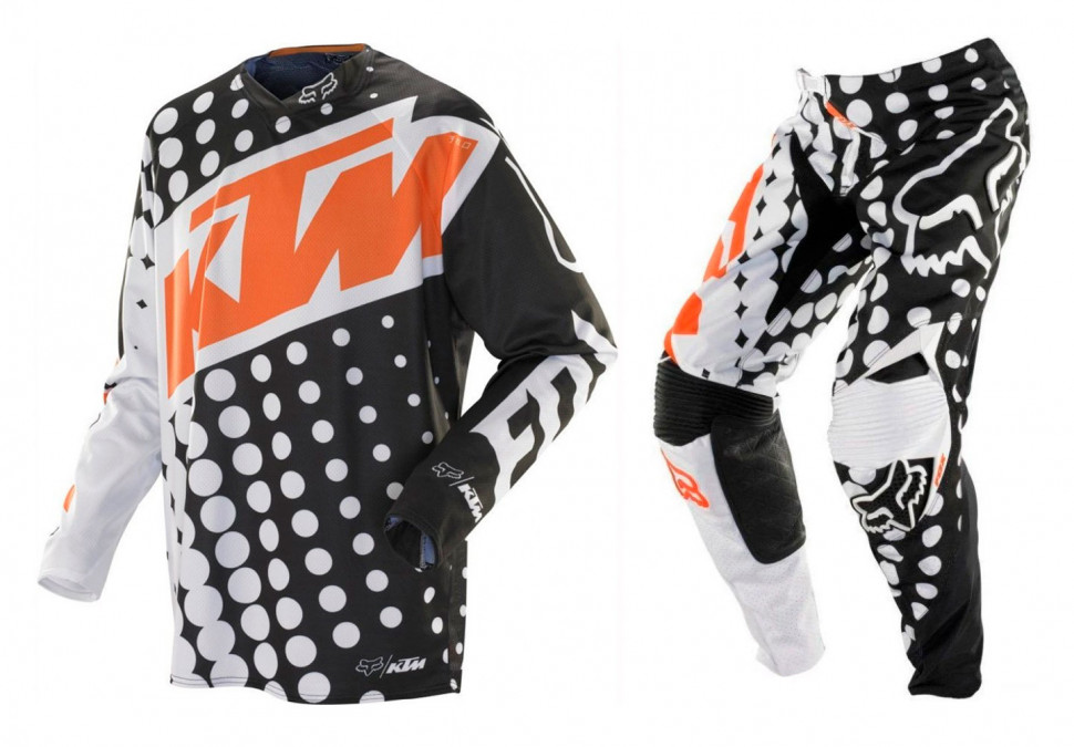 Комплект кросової форми FOX KIT 360 KTM Black/White