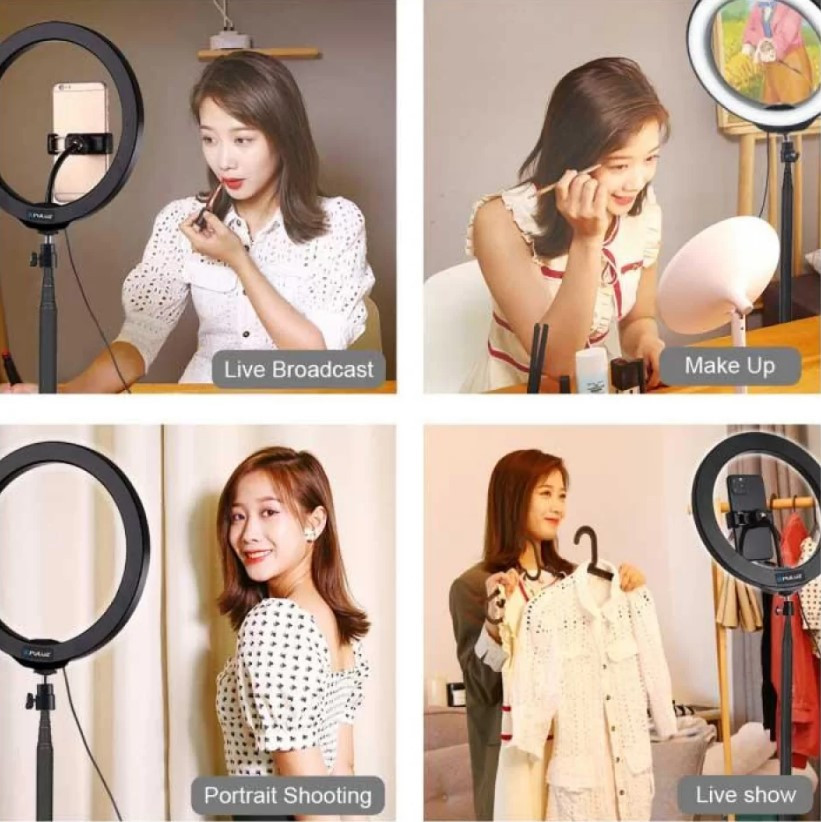 Кольцевой свет со стойкой Puluz PKT3039 Ring Light 26 см. 20W (58095)