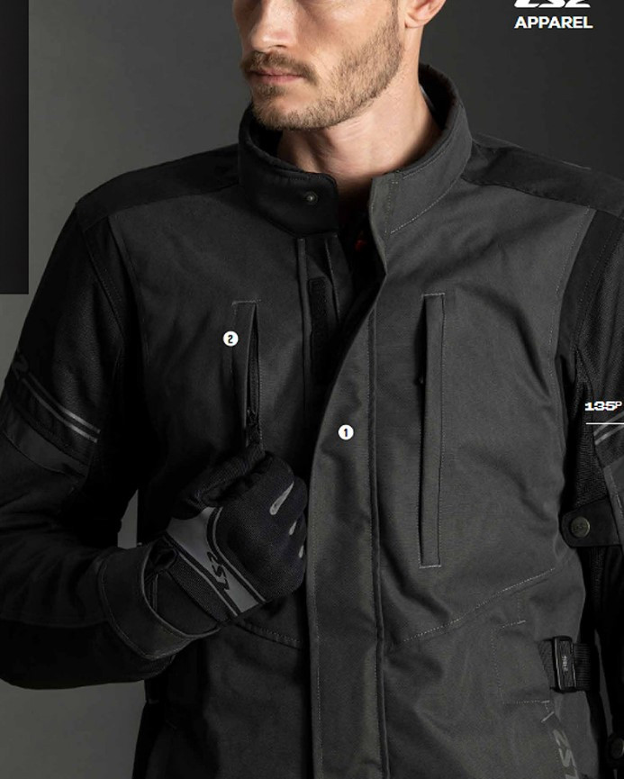 Мотокуртка LS2 Petrol Man Jacket Black
