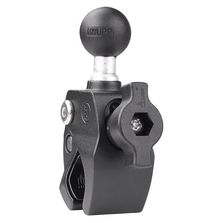 Зажимное крепление с шаром на трубу 17-37 мм OsoPro Mounts (RAM совместимо) (DLG26)