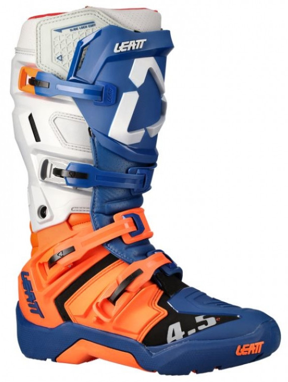 Мотоботы Leatt 4.5 Boot Enduro Orange/Blue/Yellow