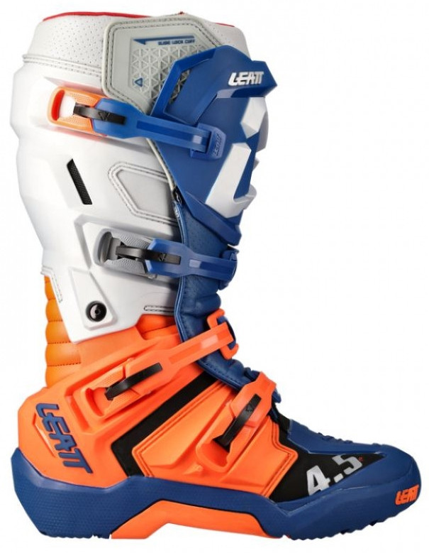 Мотоботы Leatt 4.5 Boot Enduro Orange/Blue/Yellow