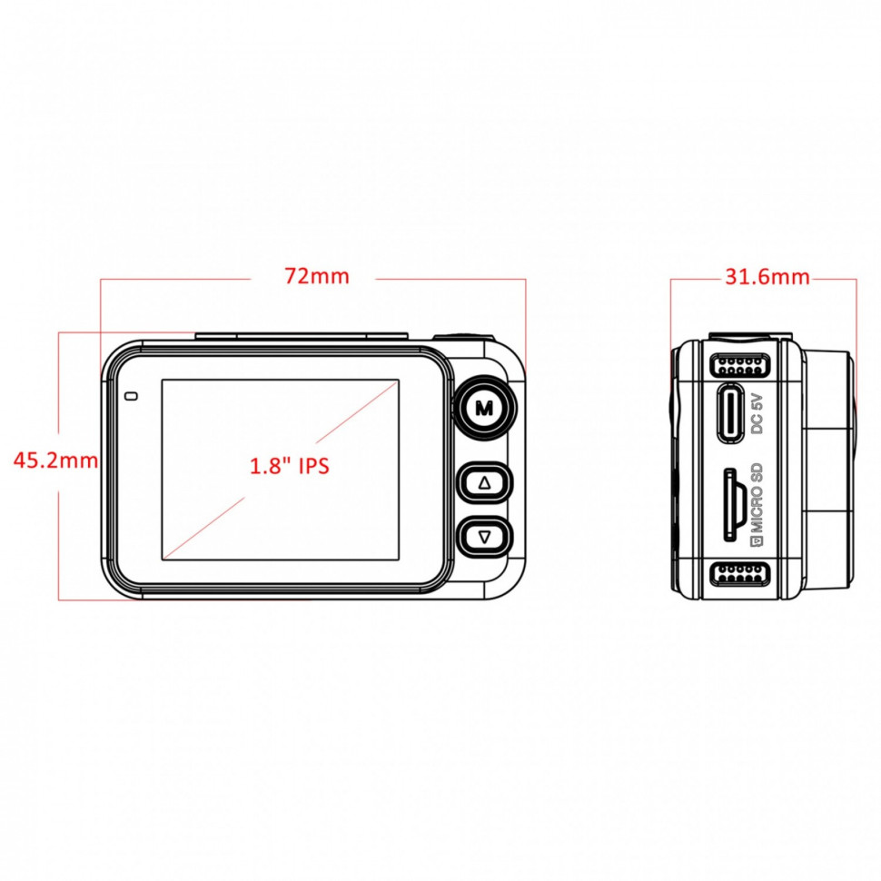 Відеореєстратор Aspiring Expert 9 Speedcam, Dual, WI-FI, GPS, 2K (EX123SS)