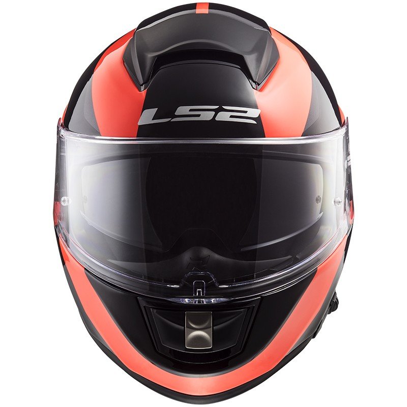 Мотошлем LS2 FF397 Wavy Black Fluo Orenge
