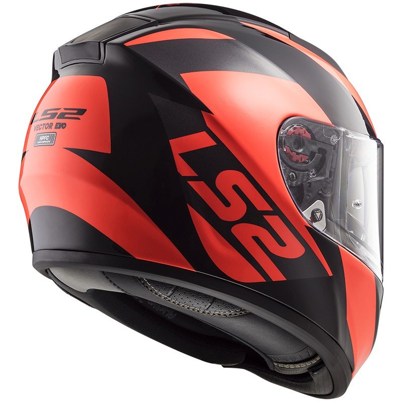 Мотошлем LS2 FF397 Wavy Black Fluo Orenge