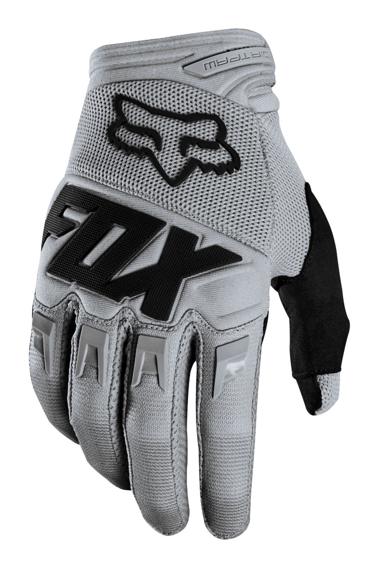 Мотоперчатки мужские Fox Dirtpaw Race Glove Grey - купить в