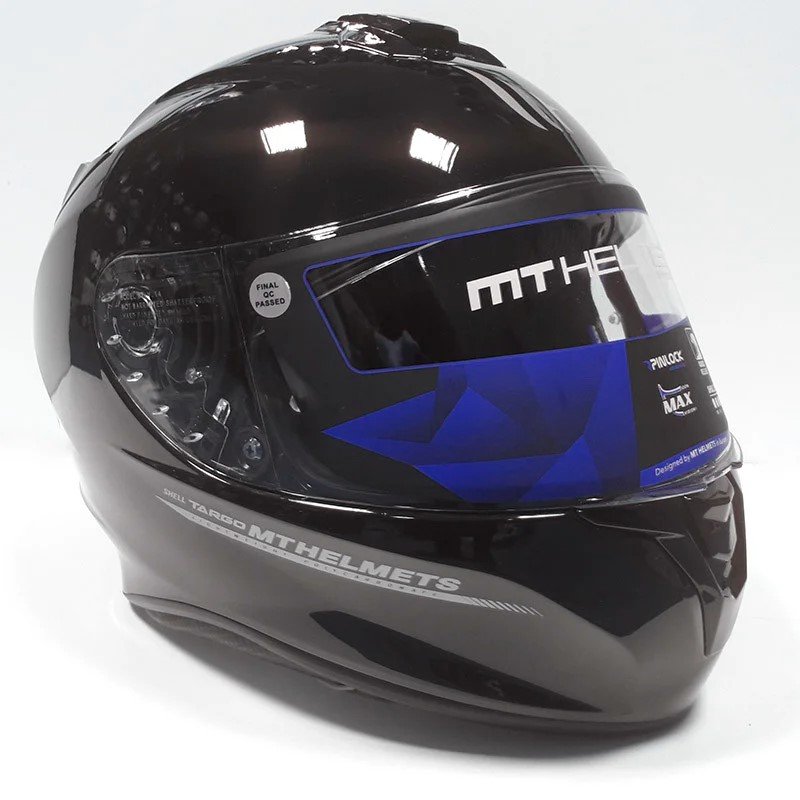 Мотошлем MT Helmets Targo Solid Black Gloss