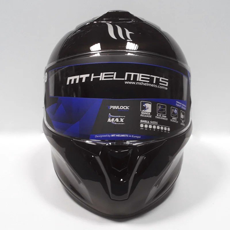 Мотошлем MT Helmets Targo Solid Black Gloss
