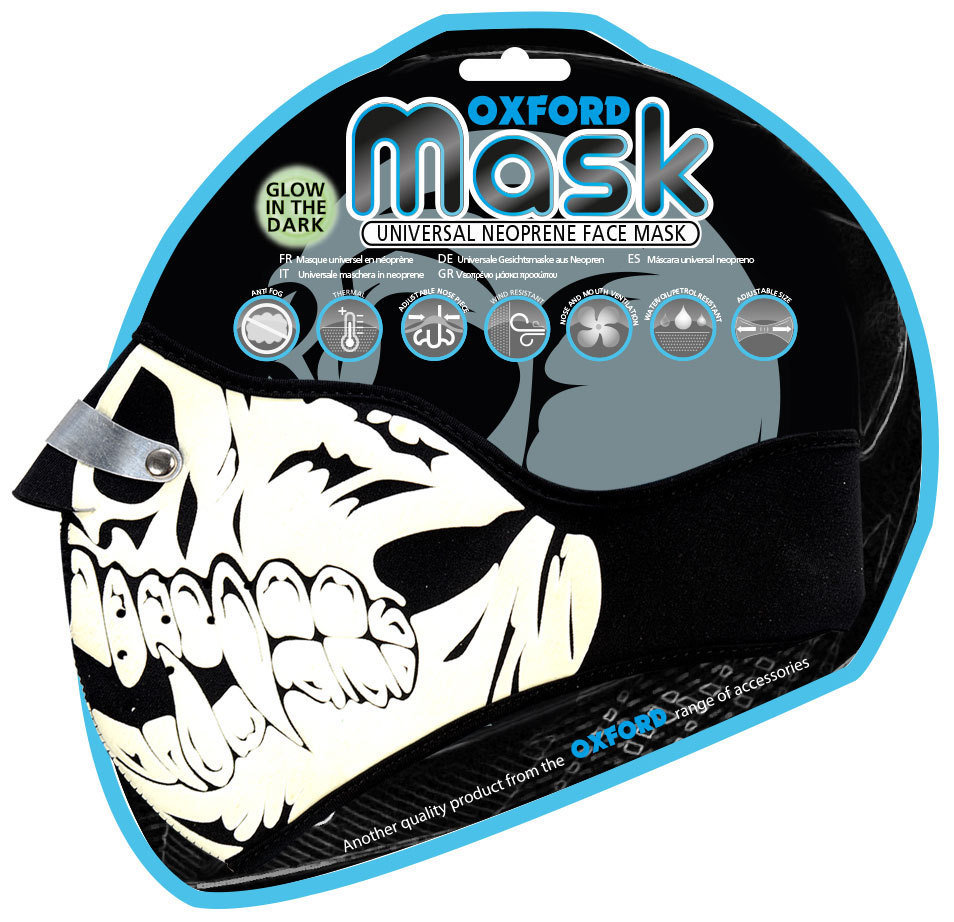 Маска Oxford Mask Glow Skull (OX629)