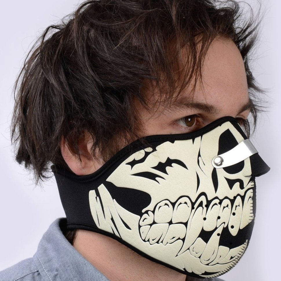 Маска Oxford Mask Glow Skull (OX629)
