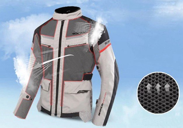 Мотокуртка Scoyco JK60 Grey