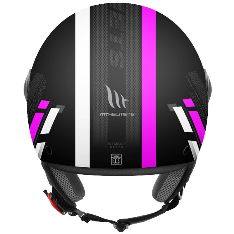 Мотошлем MT Helmets Street Scope Gloss Fluor Pink