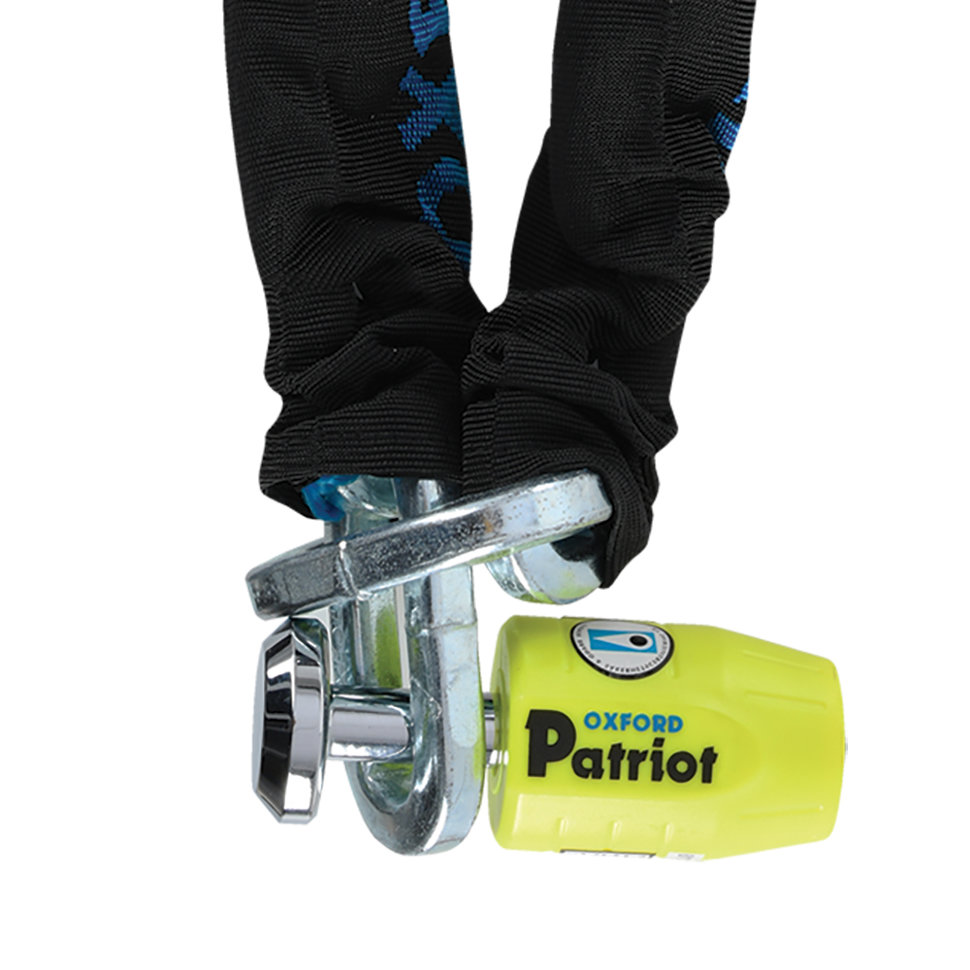 Мотозамок с цепью Oxford Patriot 12mm Chainlock 1.2mtr (OF795)
