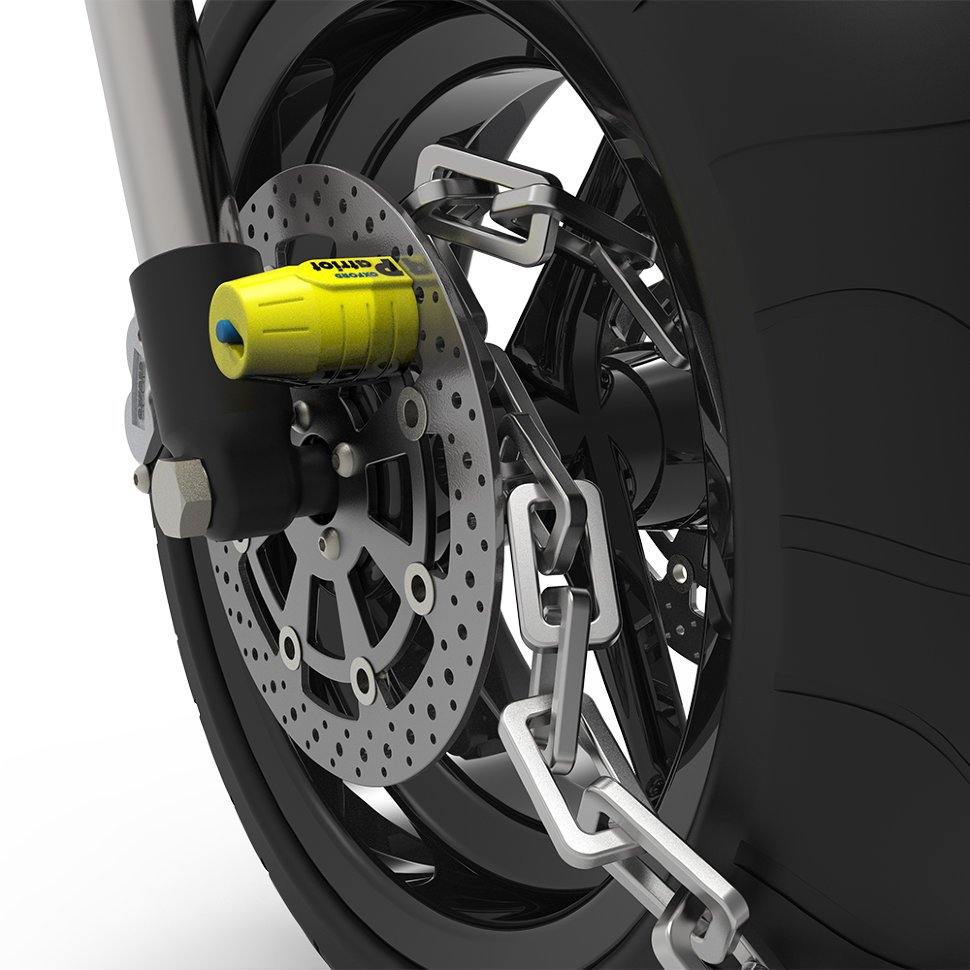 Мотозамок с цепью Oxford Patriot 12mm Chainlock 1.2mtr (OF795)