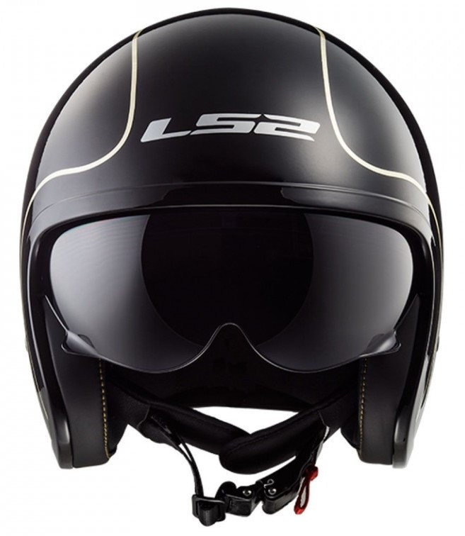 Мотошлем LS2 OF599 Spitfire Flier Black
