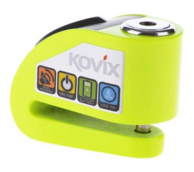 Мотозамок з сигналізацією Kovix KD6 FG Fluorescent Green (KD6 FG)