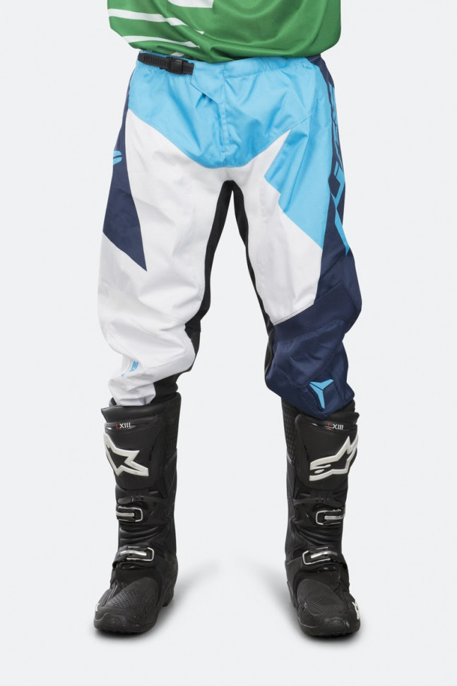 Мотоштаны Alias A2 Blocked White/Blue
