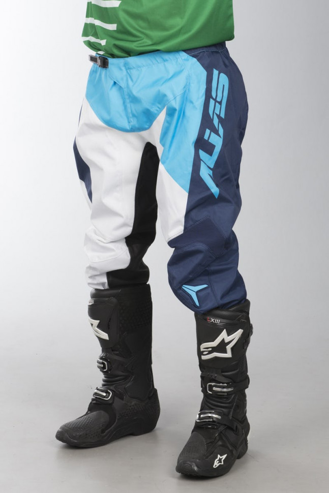 Мотоштаны Alias A2 Blocked White/Blue