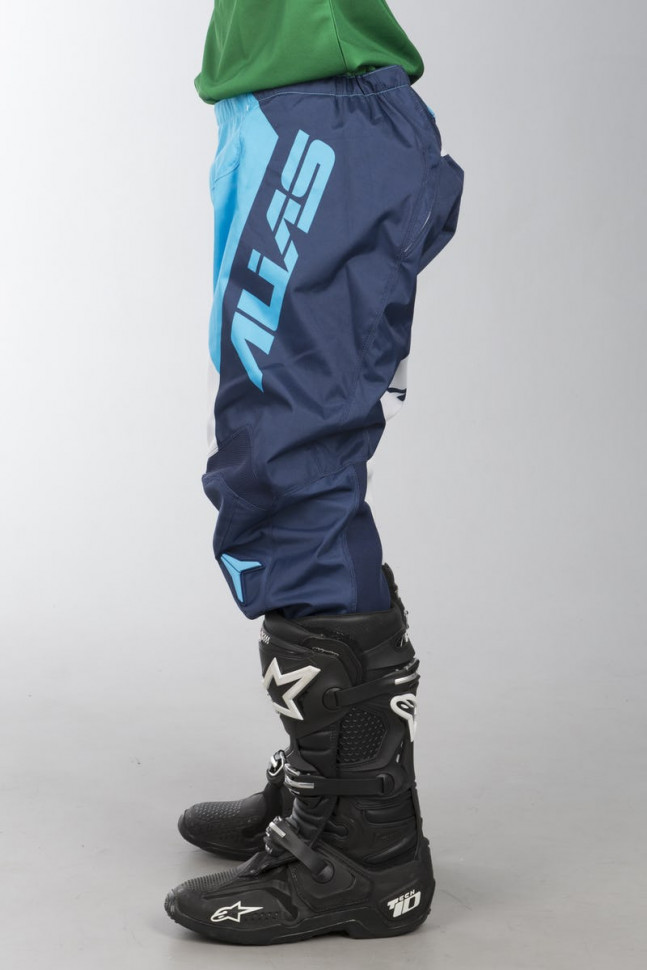 Мотоштаны Alias A2 Blocked White/Blue