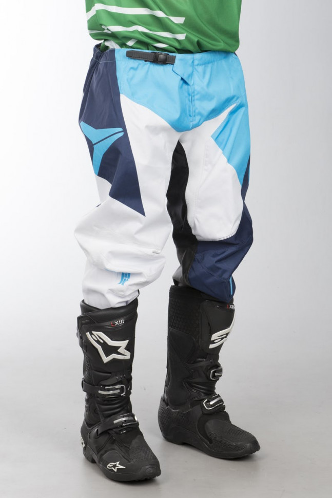 Мотоштаны Alias A2 Blocked White/Blue