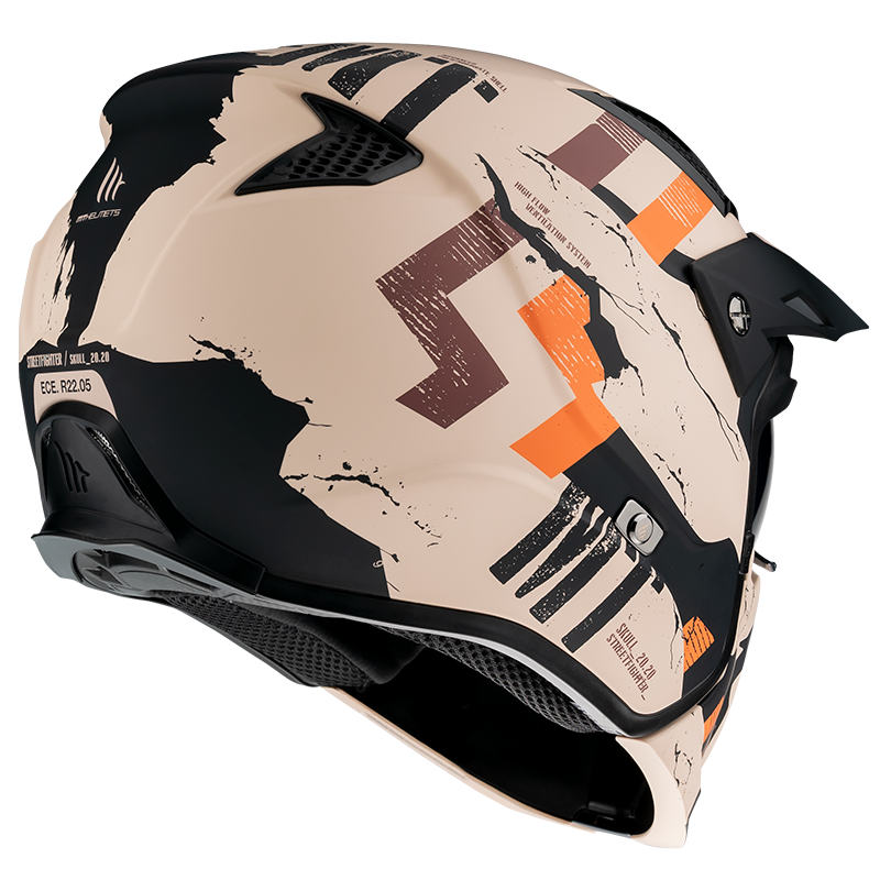 Мотошлем MT Helmets Streetfighter SV Twin Matt Orange