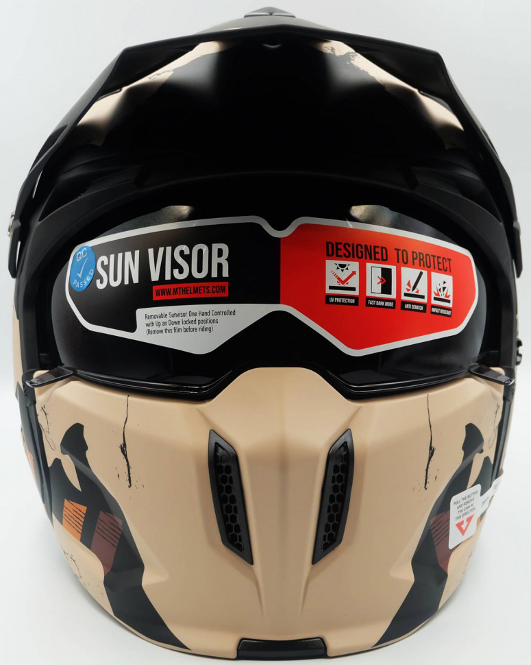 Мотошлем MT Helmets Streetfighter SV Twin Matt Orange