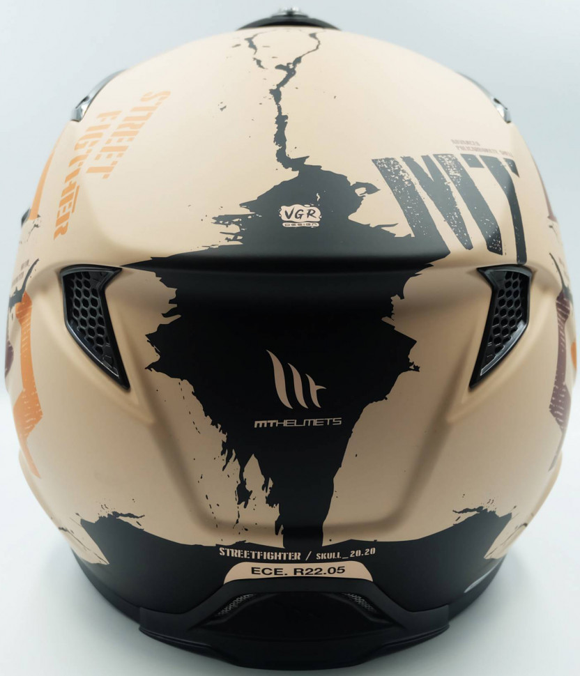 Мотошлем MT Helmets Streetfighter SV Twin Matt Orange